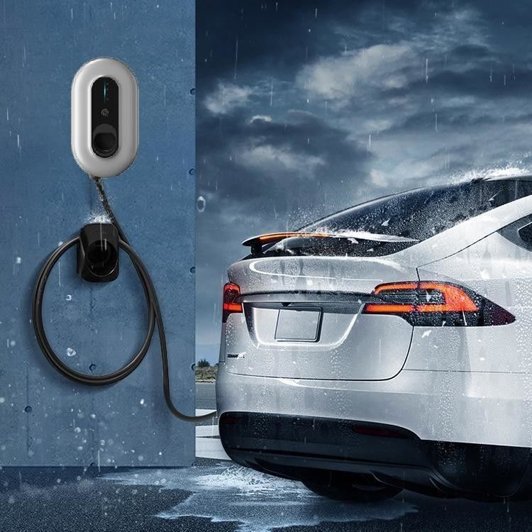 7kw 11kw 22kw 3 ফেজ এলসিডি স্ক্রিন টাইপ 2 ইভি চার্জার ওভার টেম্প সুরক্ষা