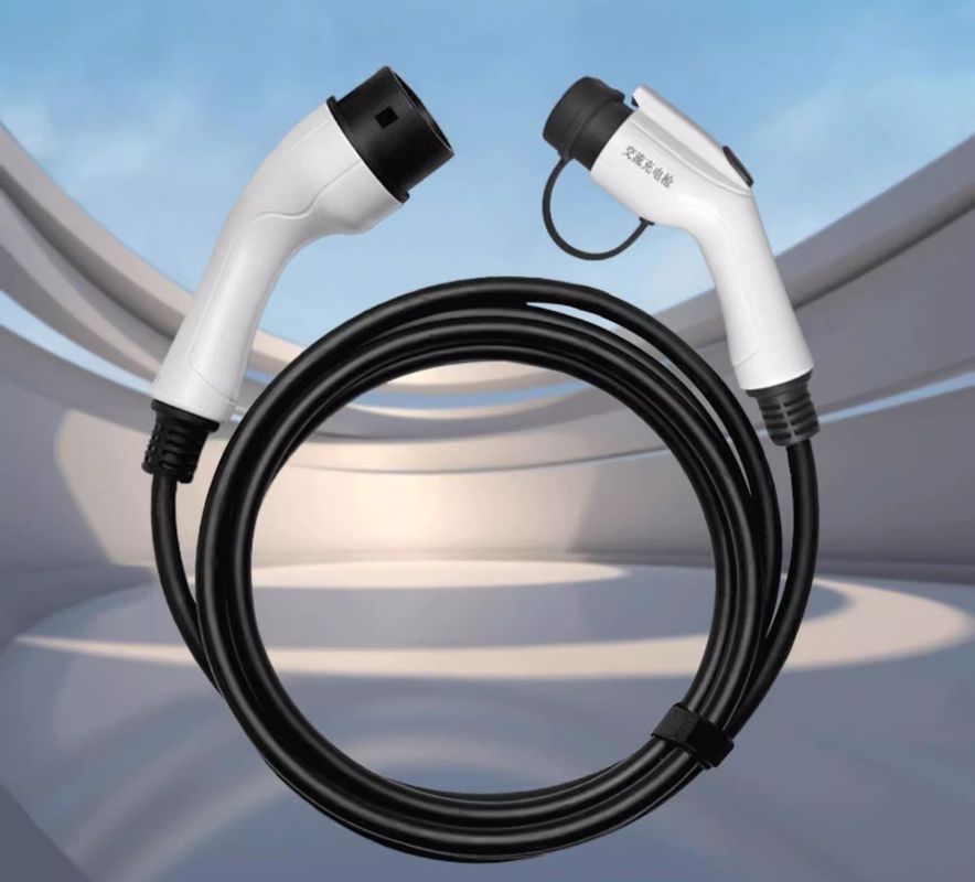 GB/T থেকে টাইপ 2 10 মিটার 7kw EV চার্জিং এক্সটেনশন ক্যাবল সমস্ত EV গাড়ির জন্য